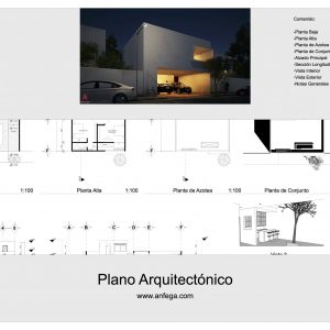 Plano Arquitectónico - Casa Patios