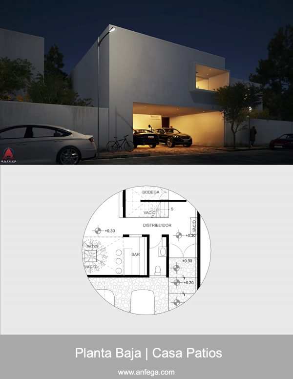 Planta Baja - Casa Patios