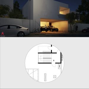 Planta de Azotea - Casa Patios