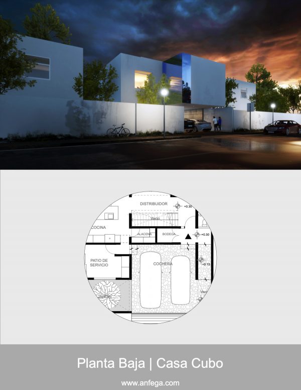 Planta Baja - Casa Cubo