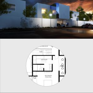 Planta Alta - Casa Cubo
