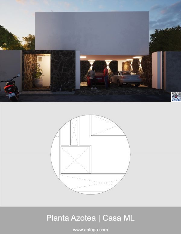 Planta de Azotea - Casa ML