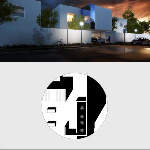 Planta de Conjunto - Casa Cubo