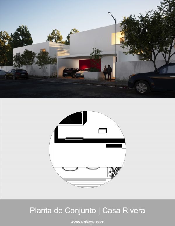 Planta de Conjunto - Casa Rivera