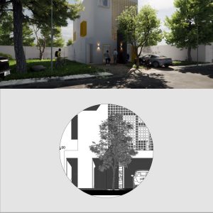 Fachada Principal – Casa del Árbol