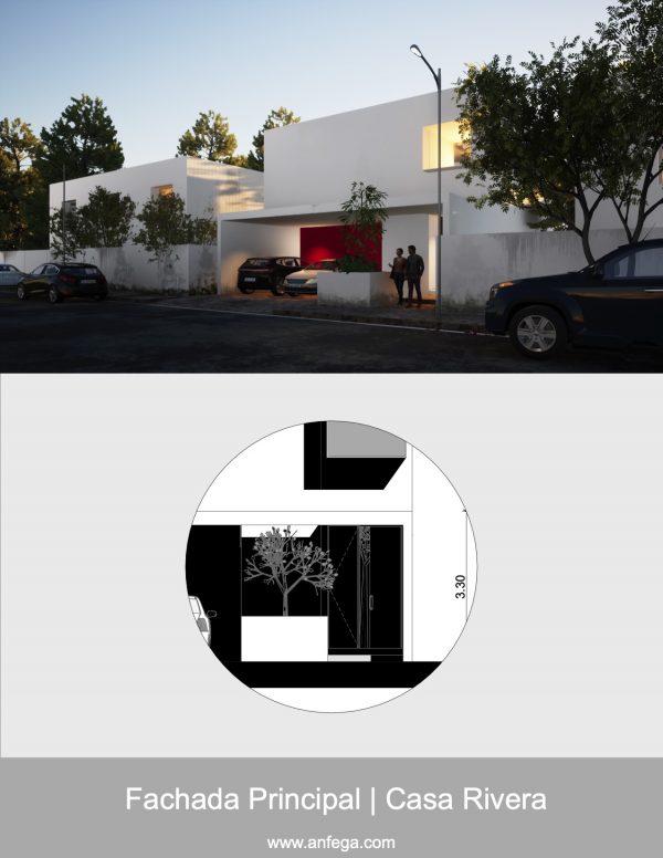 Fachada Principal - Casa Rivera