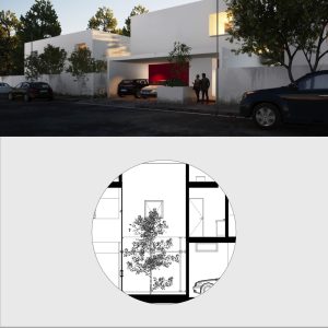 Corte Longitudinal - Casa Rivera