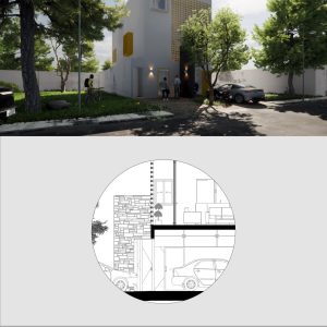 Corte Longitudinal – Casa del Árbol