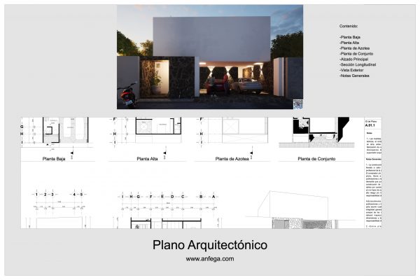 Plano Arquitectónico - Casa ML