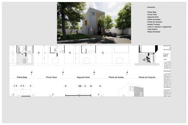 Plano Arquitectónico - Casa del Árbol