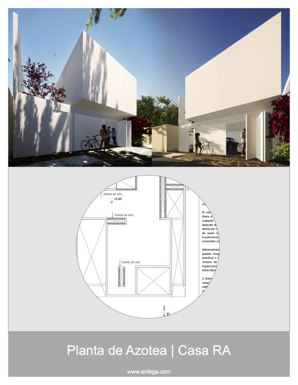 Planta de Azotea – Casa RA
