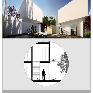Sección Transversal – Casa RA