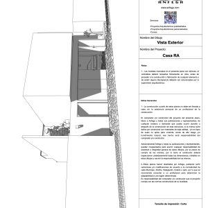 Vista Exterior – Casa RA