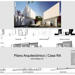 Plano Arquitectónico - Casa RA