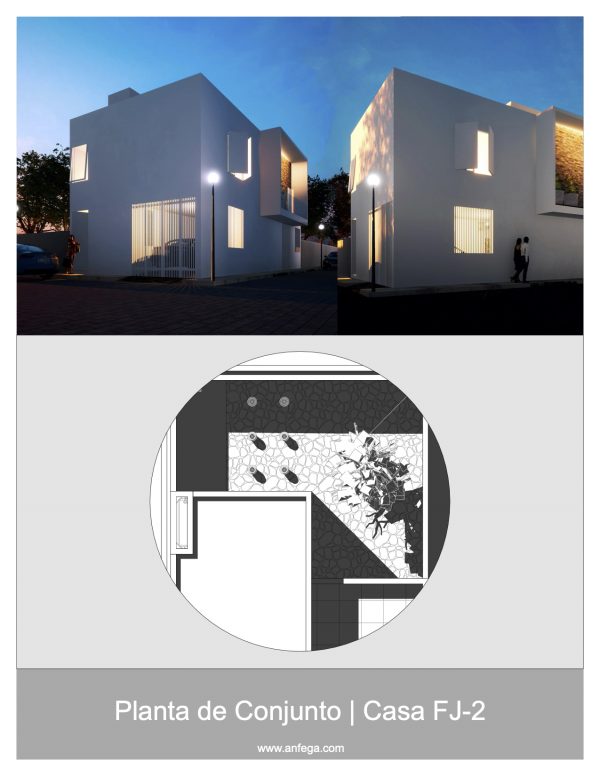 Planta de Conjunto - Casa FJ-2
