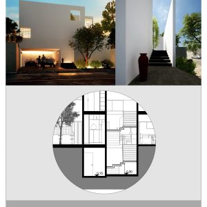 Sección Longitudinal - Casa LZ