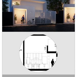 Sección Transversal - Casa DF