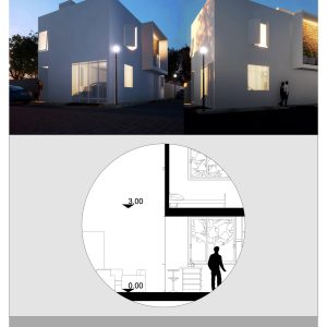 Sección Transversal - Casa FJ-2