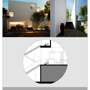 Sección Transversal - Casa LZ