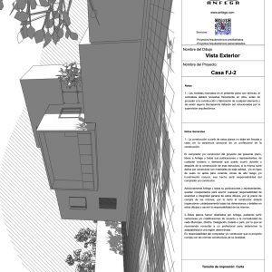 Vista Exterior 2 - Casa FJ-2