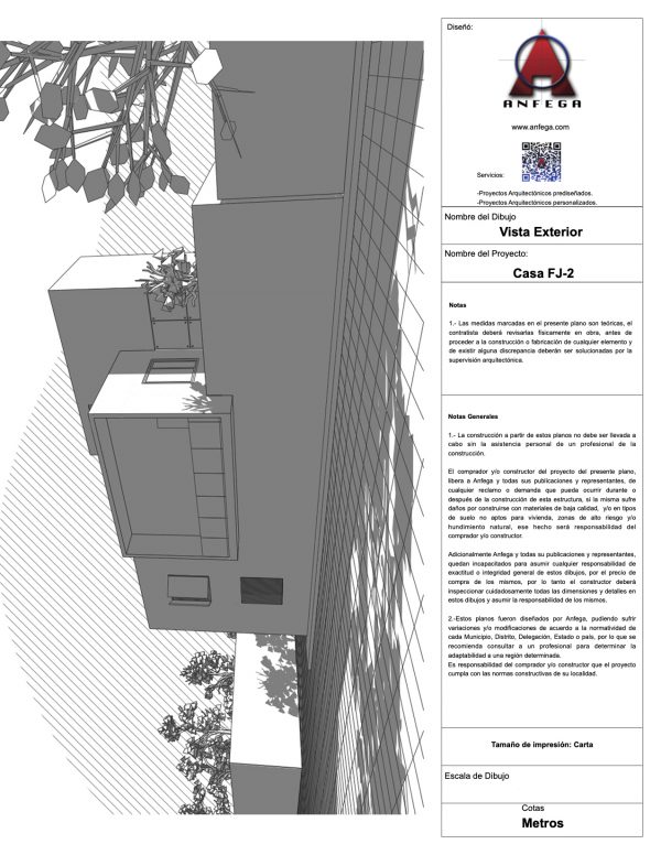 Vista Exterior 2 - Casa FJ-2