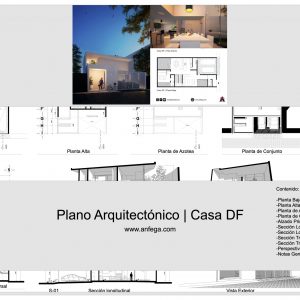 Plano Arquitectónico - Casa DF