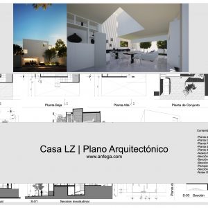Plano Arquitectónico - Casa LZ