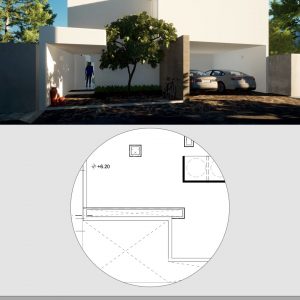 Planta de Azotea - Casa SBC
