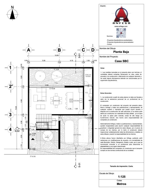 Planta Baja - Casa SBC