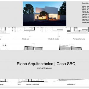 Plano Arquitectónico - Casa SBC