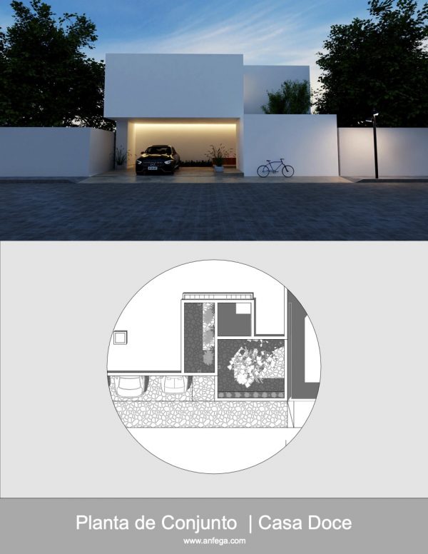 Planta de Conjunto - Casa Doce