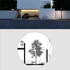 Sección Transversal - Casa Doce