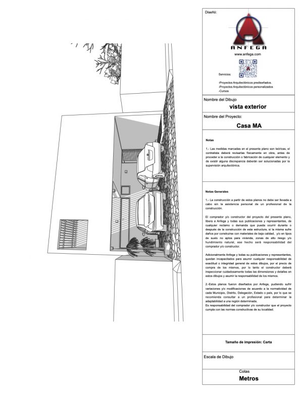 Vista Exterior - Casa MA