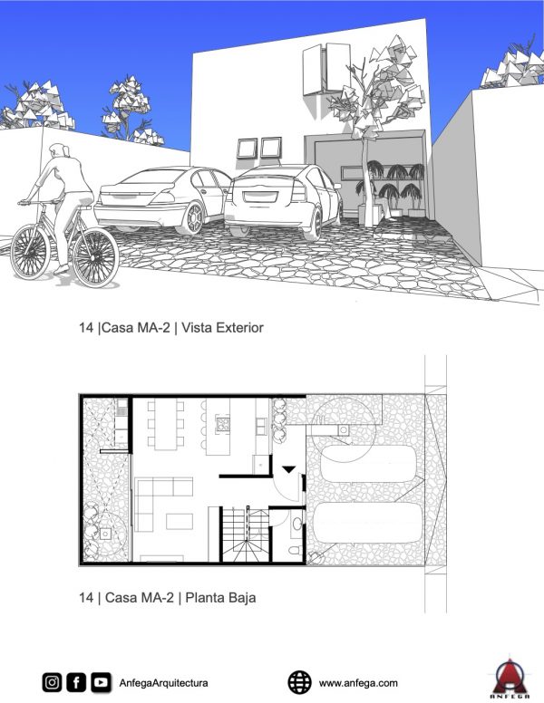 Vista Exterior 1 - Casa MA-2