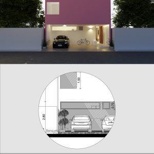 Alzado Principal - Casa MA