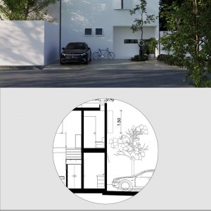 Sección Longitudinal S-01 - Casa MA-2