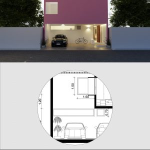 Sección Transversal - Casa MA