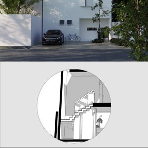 Sección Transversal 3D - S-02 - Casa MA-2