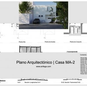 Plano Arquitectónico - Casa MA-2