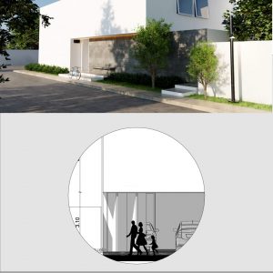 Alzado Frontal - Casa RS