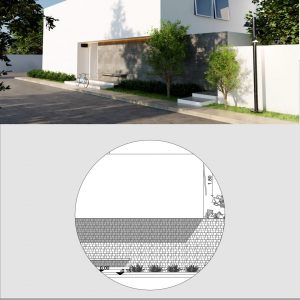 Alzado Lateral - Casa RS